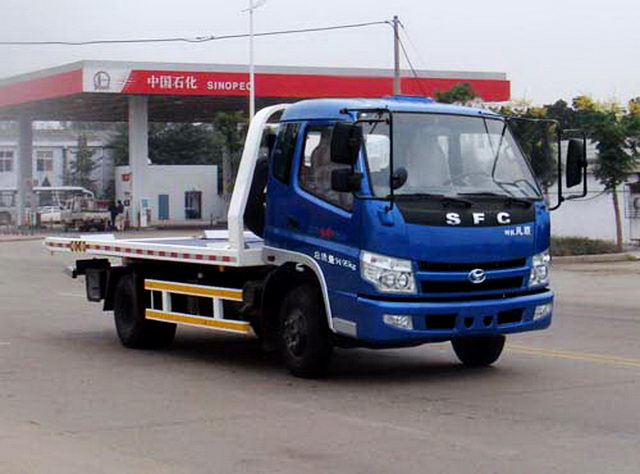 时风平板一拖二清障车