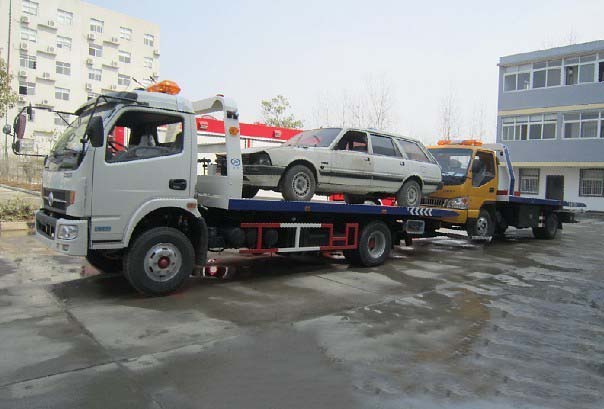 东风凯普特6.2米平板清障车