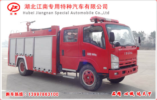 五十铃5吨水罐消防车