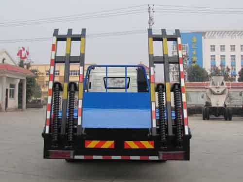 解放J6后双桥平板运输车