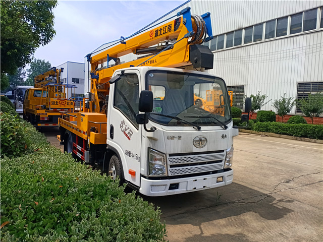 解放13米蓝牌高空作业车