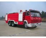 Shanqi double axle foam fire truck