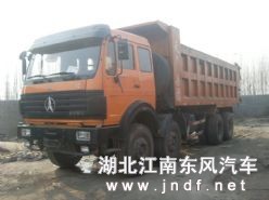 北方奔驰前四后八自卸车图 3