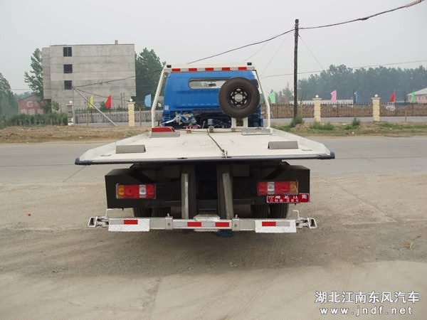 跃进平板一拖二清障车图 2