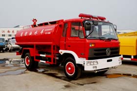 图东风153消防洒水车 2