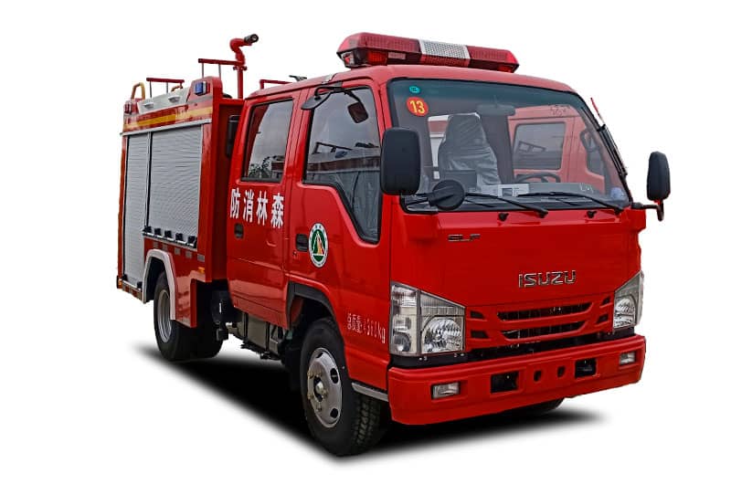 五十铃1.5吨水罐消防车(蓝牌)