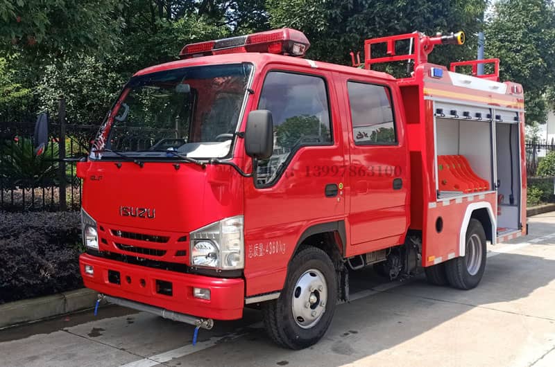 五十铃1.5吨水罐消防车(蓝牌)