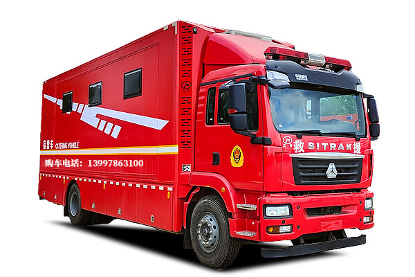 重汽汕德卡宿营车