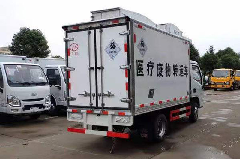 跃进医疗废物转运车右后45度图