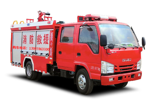 五十铃2.5吨水罐消防车