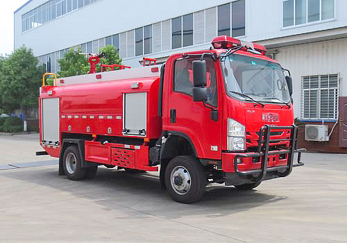 五十铃4.2吨四驱水罐消防车